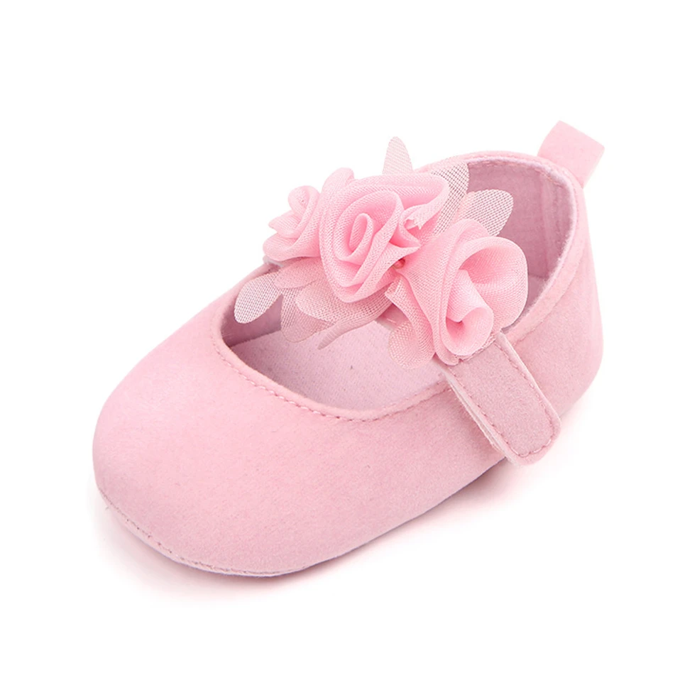 2025 New Cute Floral Baby Shoes For Newborn Infant Toddler Girl Princess Shoes Soft Sole Prewalker Anti-slip Baby Shoes 0-18M 6