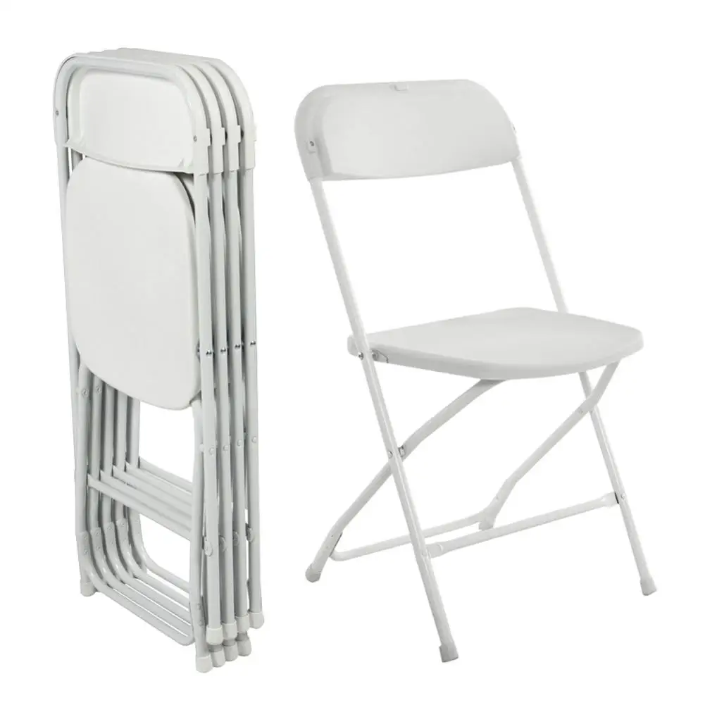 

5pcs Portable Folding Chair Training Chair Household Plastic Chair Dining Chair Computer Chair Folding Stool Outdoor Chair