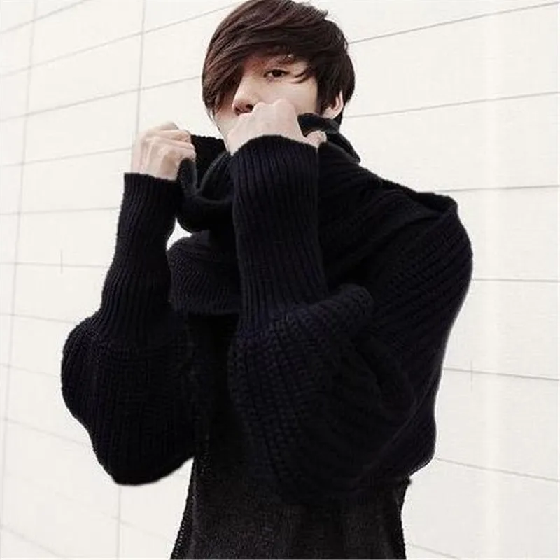 Écharpe Pull Avec Manches Pour Femme - Style Rustique, Laine Tricotée, Longueur 260 Cm - Hiver Chic Et Chaud - 6