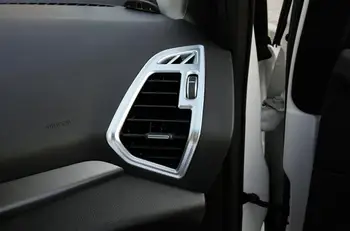 

For Ford Kuga 2017 2 PCS Matte Silver ABS Chrome Front Air Conditioning Outlet Vent Cover Trim Car Styling Auto Accessories