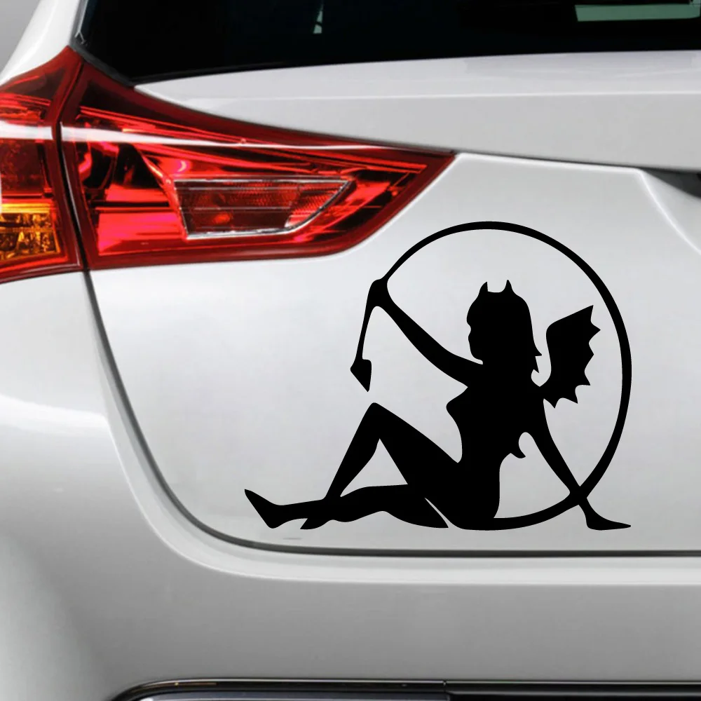 Cool Design Devil Girl Car Sticker Vinyl Cars Decal Custom Window Door