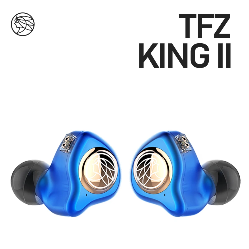 TFZ KING II Hifi Monitor Earphones,3.5mm Wired Stereo Headset HIFI Music Earphone Earbud