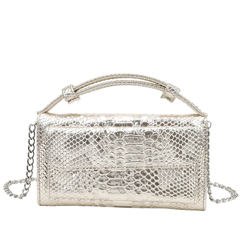 Fashion Cowhide Leather Handbags Women Bags Middle East Style Snakeskin Clutch Messenger Chain Shoulder Crossbody bags | Багаж и сумки