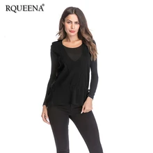 RQUEENA, женские свитера, весна, осень, зима, Вязанный свитер без рукавов, жилет для женщин, Повседневный, v-образный вырез, вязаные жилеты для женщин, VE003