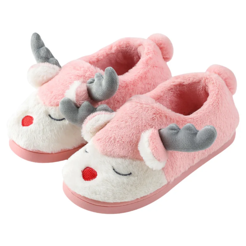 2019 г. Обувь женские зимние домашние тапочки теплые шлепанцы женская обувь на