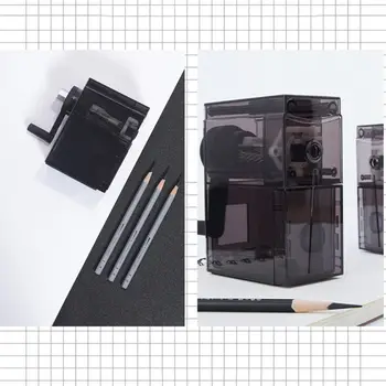 

Professional Long Point Sketch Pencil Sharpener Hand Crank Sharpeners for Artist G92E