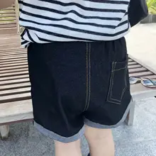 Летние шорты Детская одежда для младенцев От 1 до 3 лет тонкие джинсовые шорты для мальчиков и девочек универсальные эластичные шорты