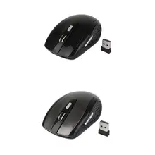 2 шт 2,4 ГГц USB Беспроводная мышь оптическая беспроводная мышь для ноутбука ноутбук компьютер PC 1000 точек/дюйм 1200 точек/дюйм 1600 точек/дюйм регулируемые мыши