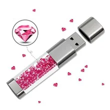 Модный хрустальный металлический USB флеш-накопитель 4 ГБ 8 ГБ карта памяти подарки