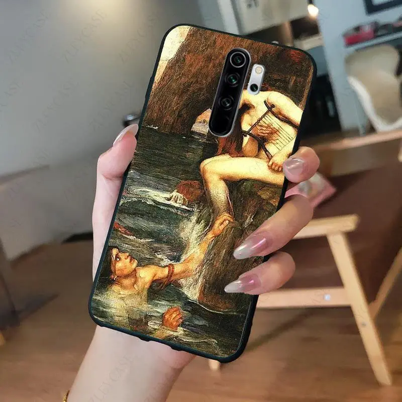 Art Painting The Birth Of Venus Phone Case for redmi note8pro note7 note5 note6pro 7 7A 8 8A Note8T Note9 note9s note9pro Cover xiaomi leather case handle Cases For Xiaomi