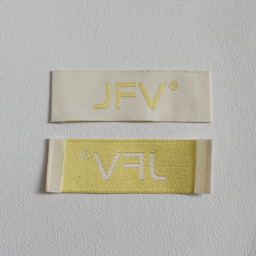 

ZeQi customized garment tags clothes woven labels custom main label cloth label 1000pcs/lot