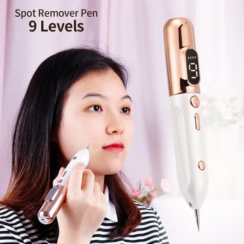 

9 Level LCD Plasma Pen LED Lighting Laser Tattoo Mole Removal Machine Face Care Skin Tag Removal Freckle Wart Dark Spot Remover