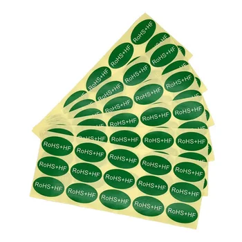 

Hot sell custom clear product RoHS small label sticker