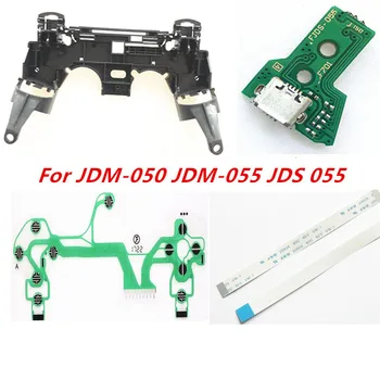 

For PS4 JDM-050 JDM-055 JDS 055 JDS 050 Controller Repair Key Holder Inner Frame Charging Board Flex Ribbon Cable ConductiveFilm