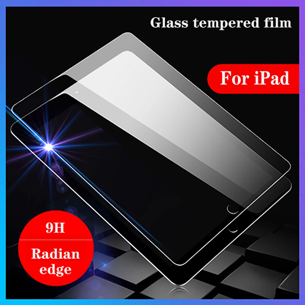9H Tempered Glass Screen Protector For iPad Air 4 Film 2021 Pro 11 2020 10.2 9th 7th 8th 2018 9.7 10.5 Air 3 2019 Mini 5 filters