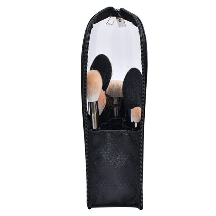 Новая сумка для макияжа, подставка, держатель для кистей, органайзер для путешествий, прозрачная портативная Водонепроницаемая косметическая сумка-несессер, Органайзер