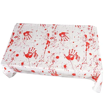 

Halloween Blood Tablecloth/Party Atmosphere Decoration Props/Blood Handprint Tablecloth/Horror Scary Tablecloth With Blood
