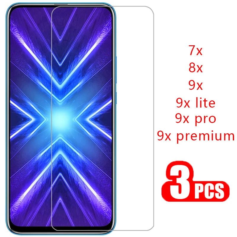 Защитное стекло для экрана honor 9x premium lite pro 8x 7x закаленное huawei 7 8 9 x x9 x8