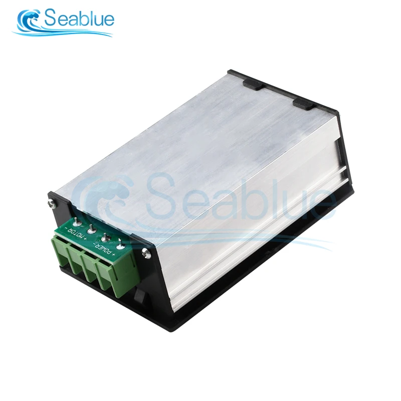 DC 6-60V 20A Max DC Motor Controller PWM Adjustable Speed Digital Display Encoder Duty Ratio Frequency 6V 12V 24V 36V 48V