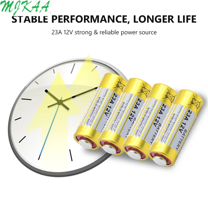 10 шт 12V 23A 23AE 23GA A23 A23S E23A EL12 3LR50 V23GA MN21 L1028 MS21 RV08 VR22 GP23A 21/23 K23A сухие щелочные