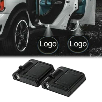 

2Pcs Wireless LED Car Door Step Courtesy Shadow Logo Lights Projector For JEEP Car Styling Accessories