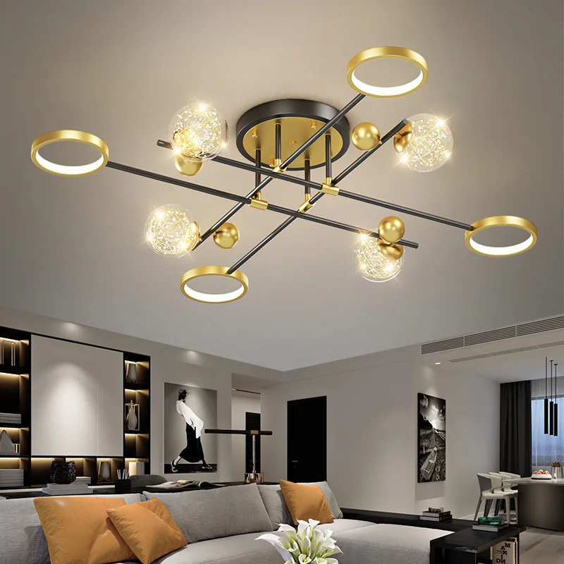 Living room lamp 2021 new style contemporary minimalist light luxury