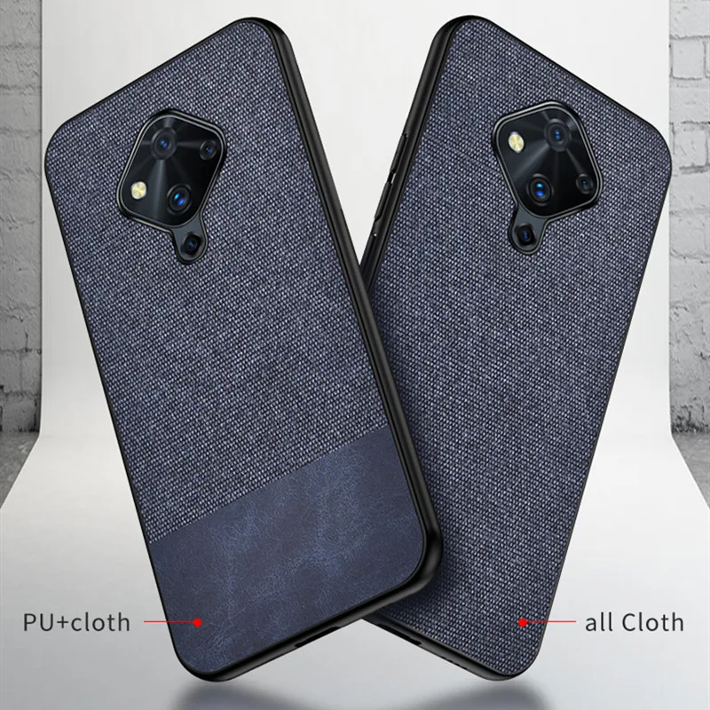 Чехол для VIVO V17, тканевый Жесткий Чехол для VIVO V17 NEO V17 Pro, чехол для телефона Rezzol, бизнес Coques