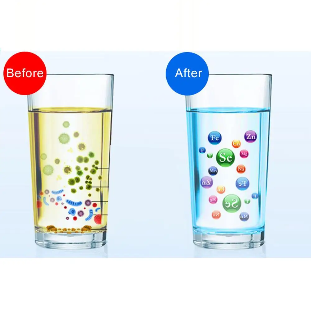 Washable Faucet Filter Tap Adapter White Environmental Bath Water Filter Swivel Head Household Ceramic Percolator
