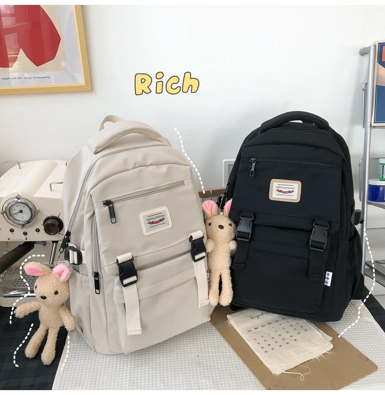 Kawaii Korean Large Capacity College Backpack - Limited Edition