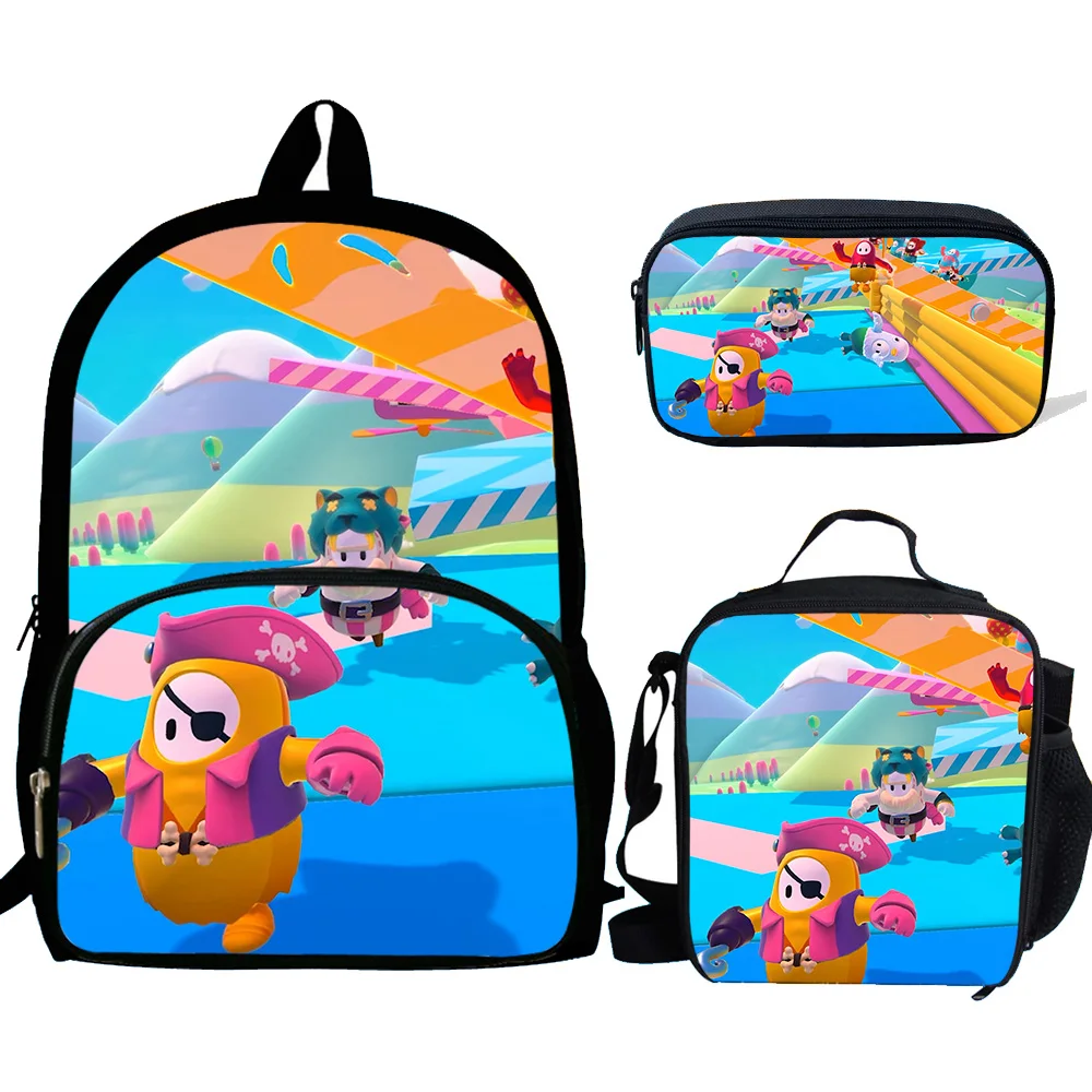 

Милые рюкзаки с мультяшным принтом парней, Детская сумка для книг, школьная сумка для мальчиков, рюкзак для девочек, повседневный комплект наплечной сумки, карандаш, кривое тело