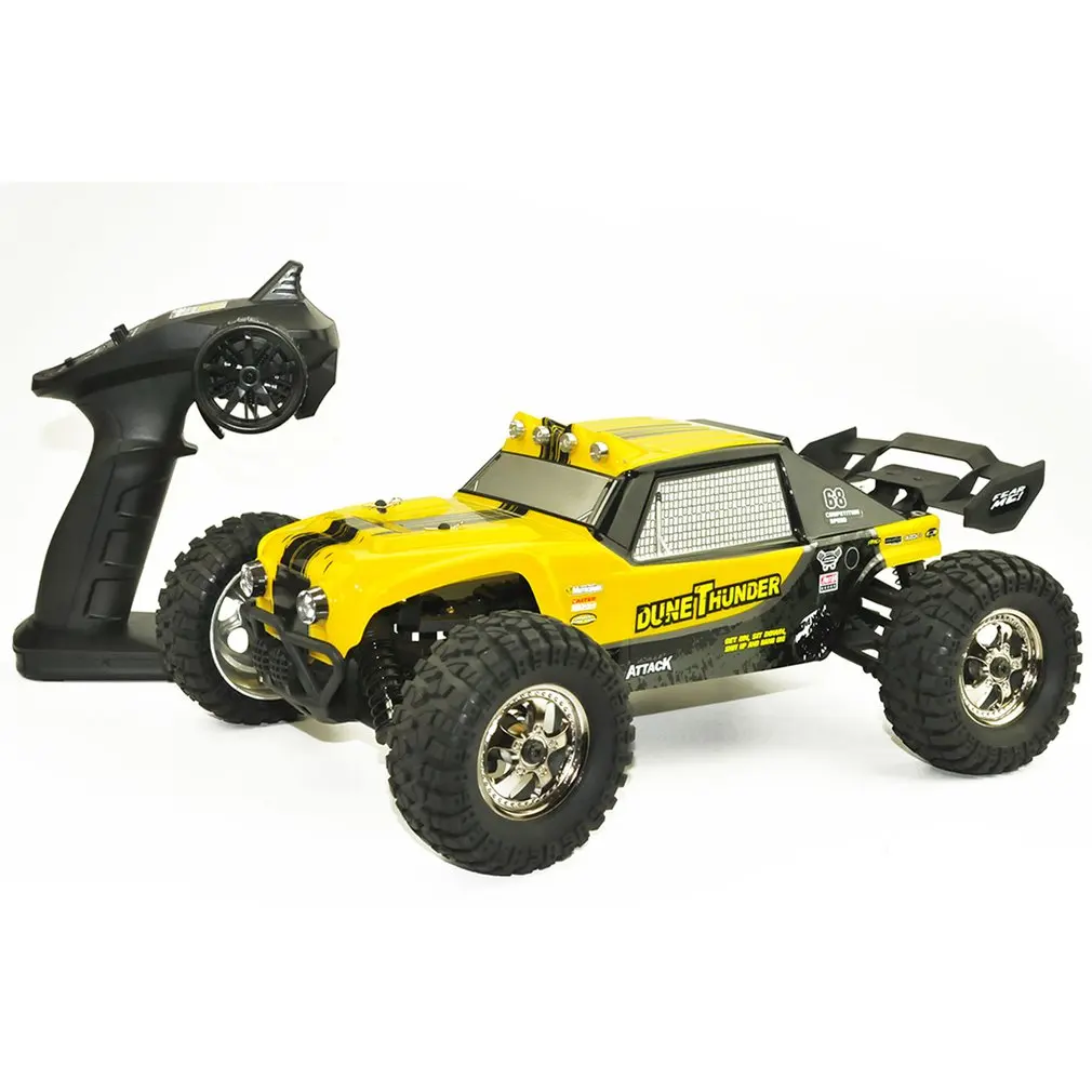 Цвет: желтый HBX 12891 Thruster 1:12 2.4GHz 4WD Drift Desert Off-road High Speed Racing Car Climber RC Car Toy for Children - Цвет: Цвет: желтый