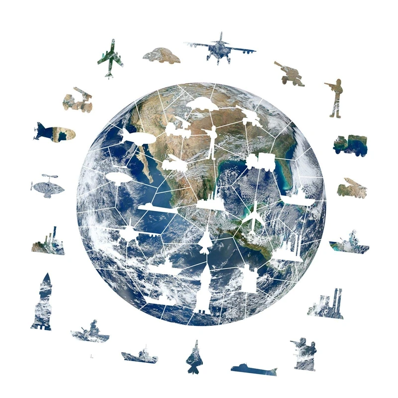 Round Earth Puzzle Unique Jigsaw Pieces Irregular Puzzle Gifts For Geography Lovers Airplane Puzzles Gift Puzzle Toy Puzzles Aliexpress