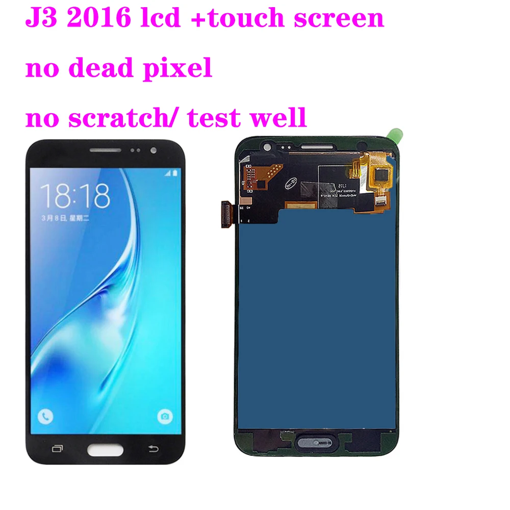 Amoled lcd SM-J320FN/F/M/H/DS для samsung Galaxy J3 J320 ЖК-дисплей+ сенсорный экран J320F J320FN J320H J320M J3 lcd