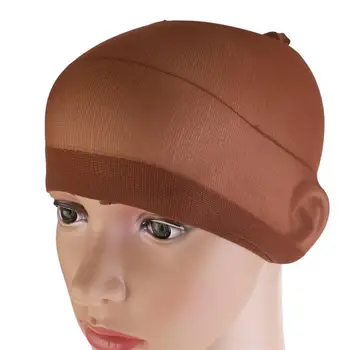 

2Pcs/Pack Brown Wig Caps Nylon Mesh Wig Cap Styling Tool Accessories For Making Net Wig Liner Hai Supplies