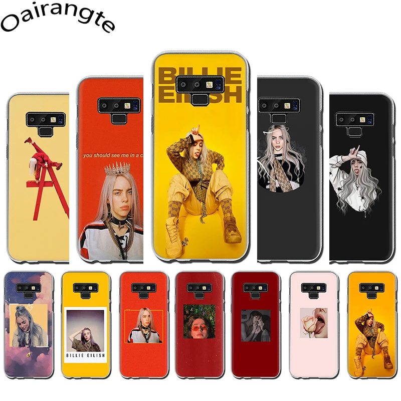 Модные billie eilish жесткий чехол для телефона с рисунком в виде крышка чехол для samsung Galaxy A3 A5 A7 A8 A9 10 30 40 50 70