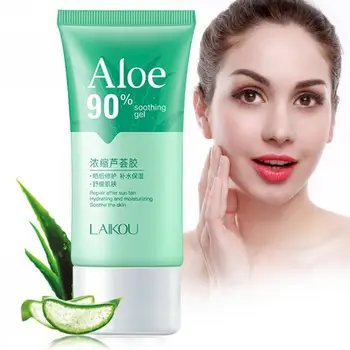 

60g Face Cream Aloe Soothing Gel Aloe Vera Gel Skin Care Remove Acne Moisturizing Day Cream After Sun Lotions Skin Repair