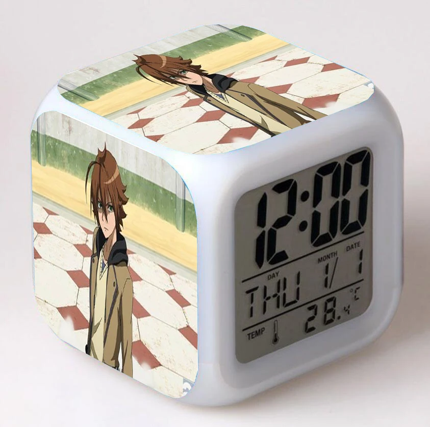 

Anime Akame ga KILL! Cartoon LED 7 Color Flash Digital Alarm Clocks Night Light Bedroom Desk Clock Alarm-Clock despertador