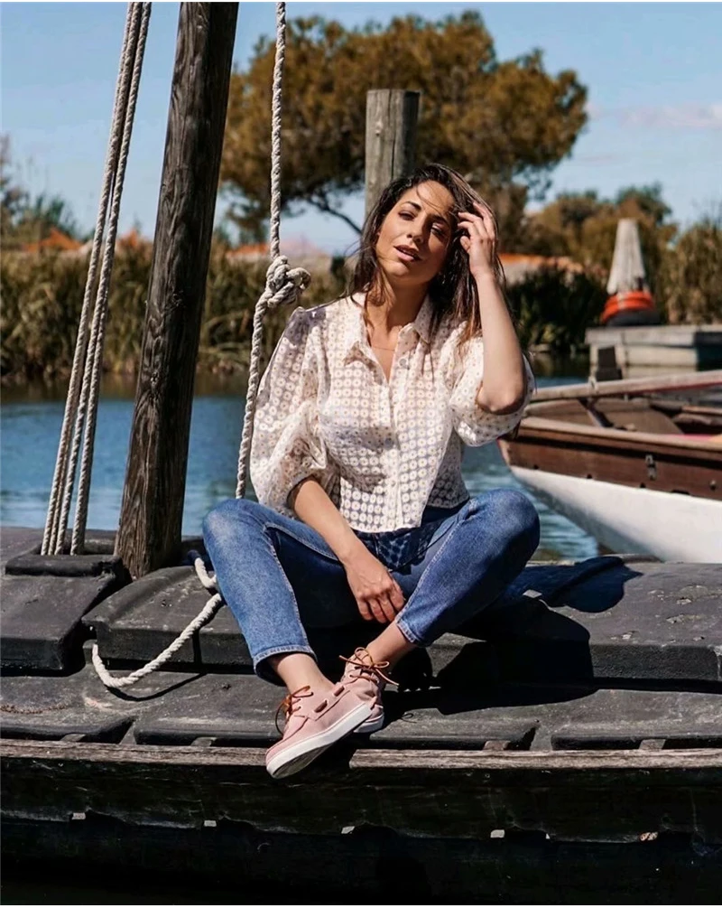 Женская блузка с цветочным рисунком, Boho, длинный рукав-фонарик, топы, модная перспективная блузка, элегантная Офисная Женская рубашка, Женские топы и блузки
