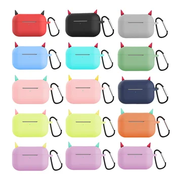 

for Apple Airpods Pro Case, Super Cute Devil Design with Buckle Wireless Bluetooth Headset Cover Shockproof Bag For Airpods 3rd