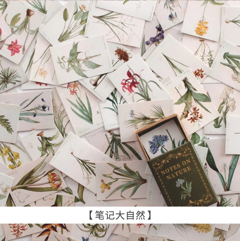 9 100 шт Винтажная Коллекция штемпельная книга серия крафт-бумага мини-открытка Письмо Конверт DIY Украшение ломо карты - Цвет: 9