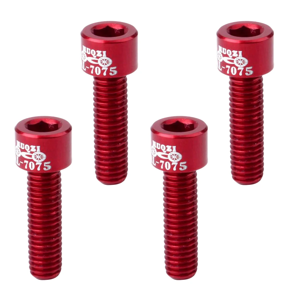 8 шт. легкие M5x17mm велосипедные болты крепежные MTB дорожный велосипедный сплав стержневые Винты Запчасти компоненты