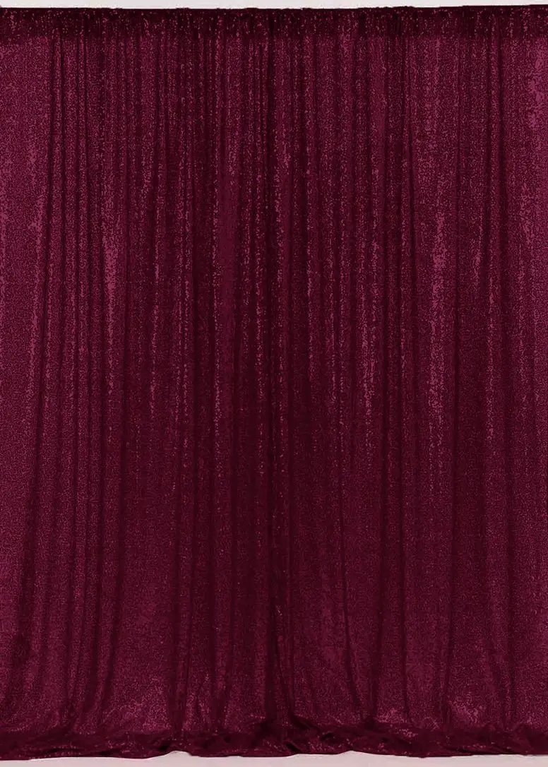 Shinybeauty темно-бордовый цвет фотостудия фон Вина Блесток шторы вечерние Backdrop-M190728