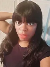 FEELME-pelucas de cabello humano con flequillo para mujeres negras, cabello Natural brasileño ondulado, con flequillo, Remy, pelucas con flequillo