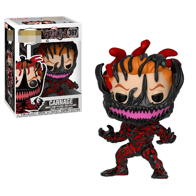 Funko POP VENOM фигурка игрушки веномированный Халк Капитан Америка, Железный человек Локи коллекционные модели игрушки для подарков на день рождения - Цвет: 367 with box