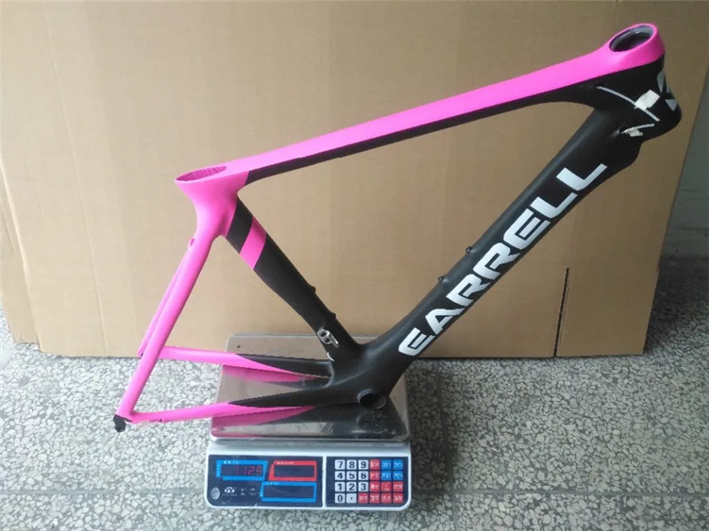 EARRLL углеродная велосипедная дорога рамка Di2 механический розовый карбоновый гоночный мотоцикл с фиксированной передачей карбоновая рама для велосипеда