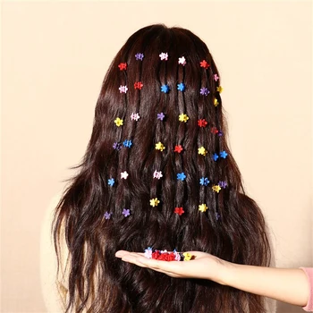 

30 PCS Mini Hair Claw Clips For Women Girls Cute Candy Colors Plastic Hairpins Braids Maker Headwear Baby Hair Accessories