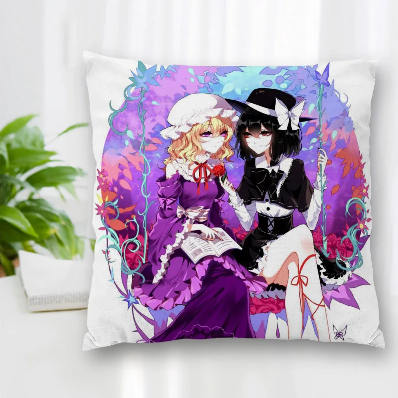

Hot Sale Custom Anime Maribel Hearn Square Pillowcase Zipper Pillowcase Living Room Bedroom Multi-Size 35x35cm 40x40cm