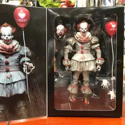 18 см 7 дюймов Neca Stephen King's It Pennywise Джокер, клоун ПВХ фигурка игрушки куклы Хэллоуин день Рождественский подарок