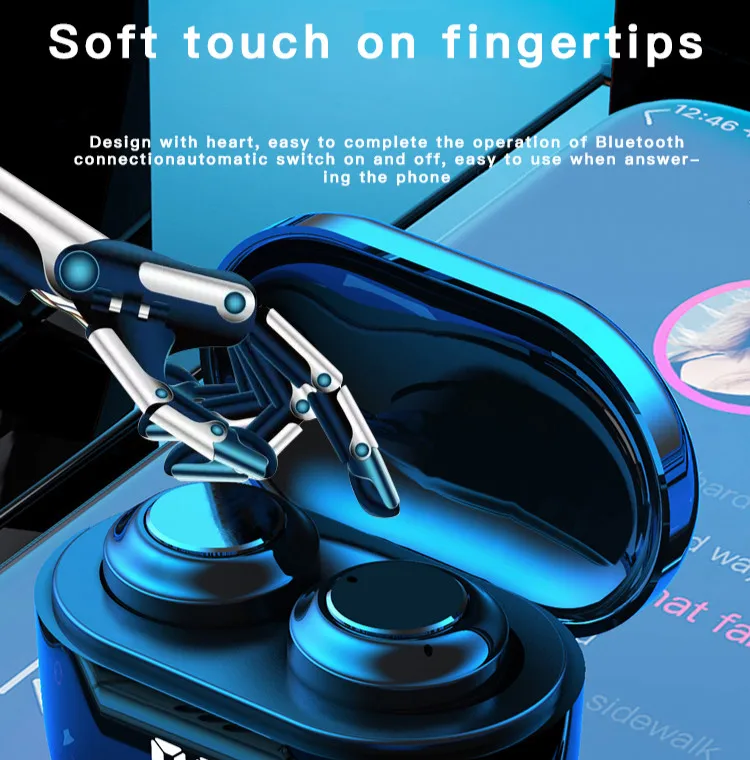 A6 TWS Bluetooth Earphone For Xiaomi Airdots Wireless Headphone Stereo Headset Mini Earbuds For Android IOS Mobile Phone