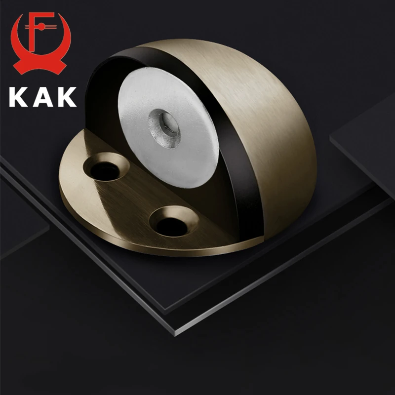 Door Stopper Magnetic Door Stopper Stainless Steel Non Punching Sticker Hidden Door Holders Catch Floor Stop Hardware